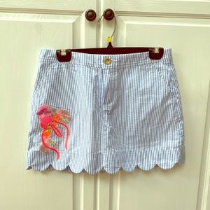 Lily Pulitzer scalloped bottom skirt